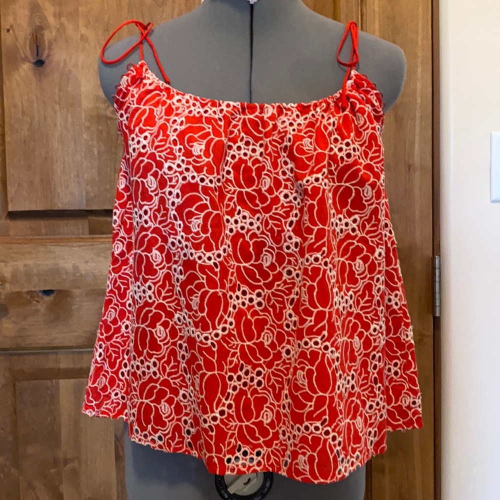 Buffalo David bitton lace detail tank